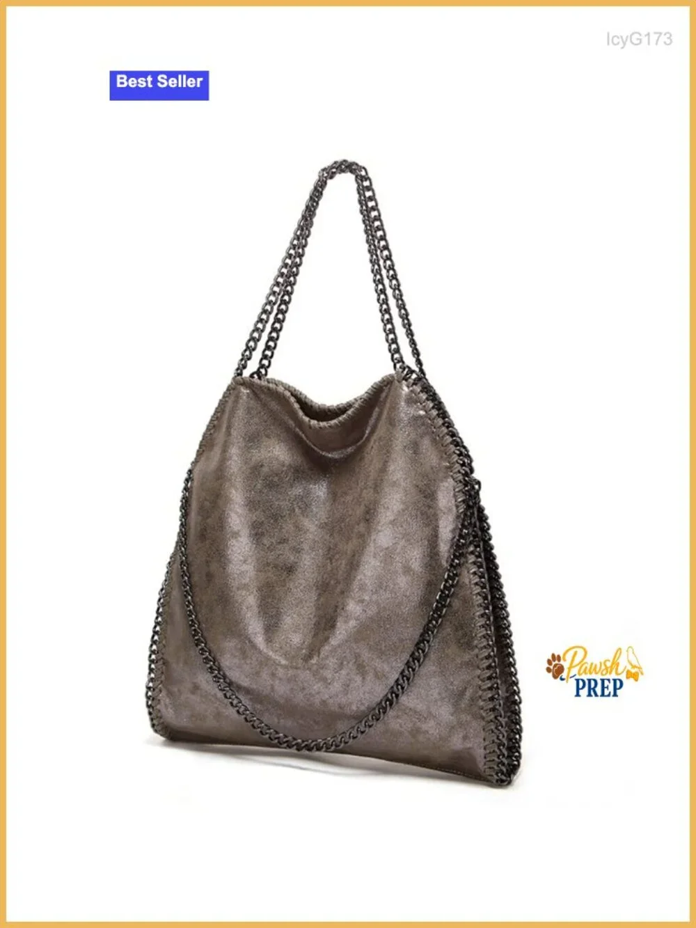 Women Faux Leather Crossbody Shoulder Bag Hobo Chain Strap Large Handbag